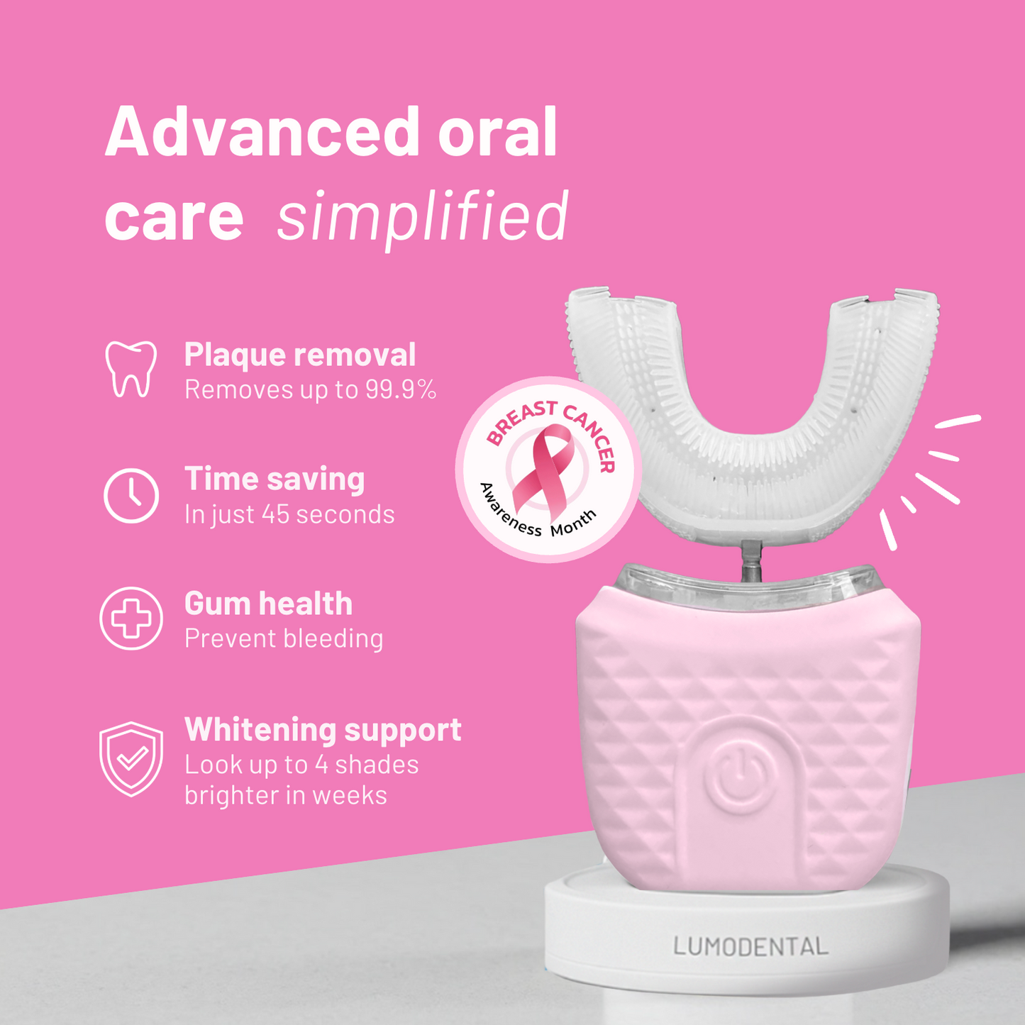 LumoBrush™ Pink October